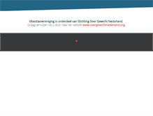 Tablet Screenshot of obesitasvereniging.nl